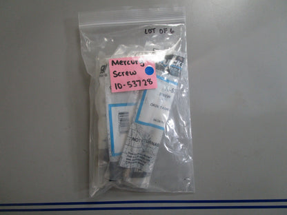 *NEW OEM* (LOT OF 6) 0720 Mercury Quicksilver Screw 10-53728