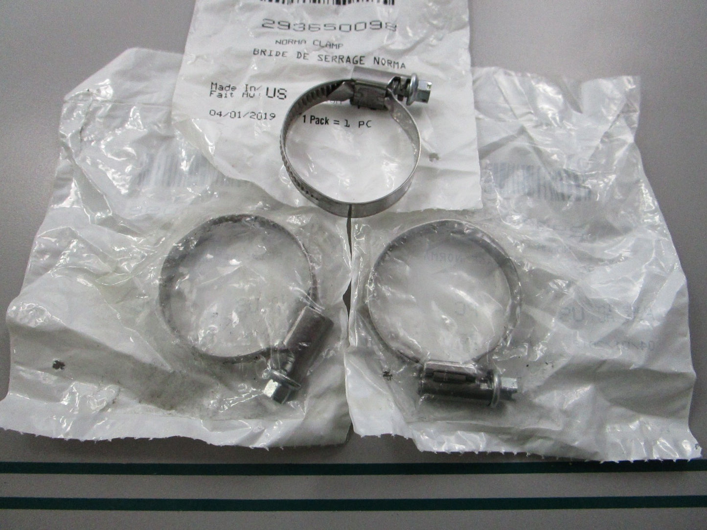 NEW OEM (LOT OF 3) 293650098 Can-Am Clamp 0810