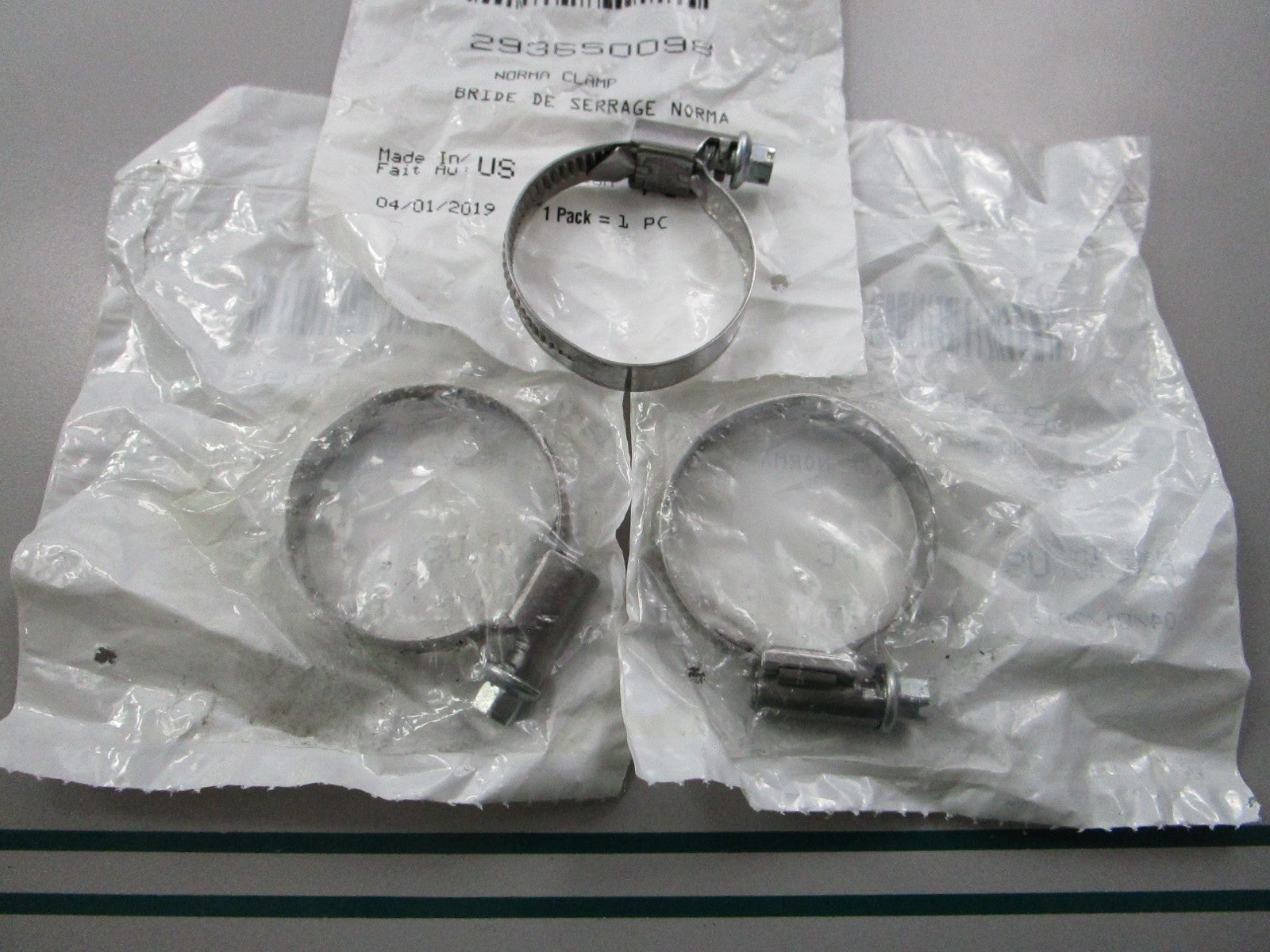 NEW OEM (LOT OF 3) 293650098 Can-Am Clamp 0810