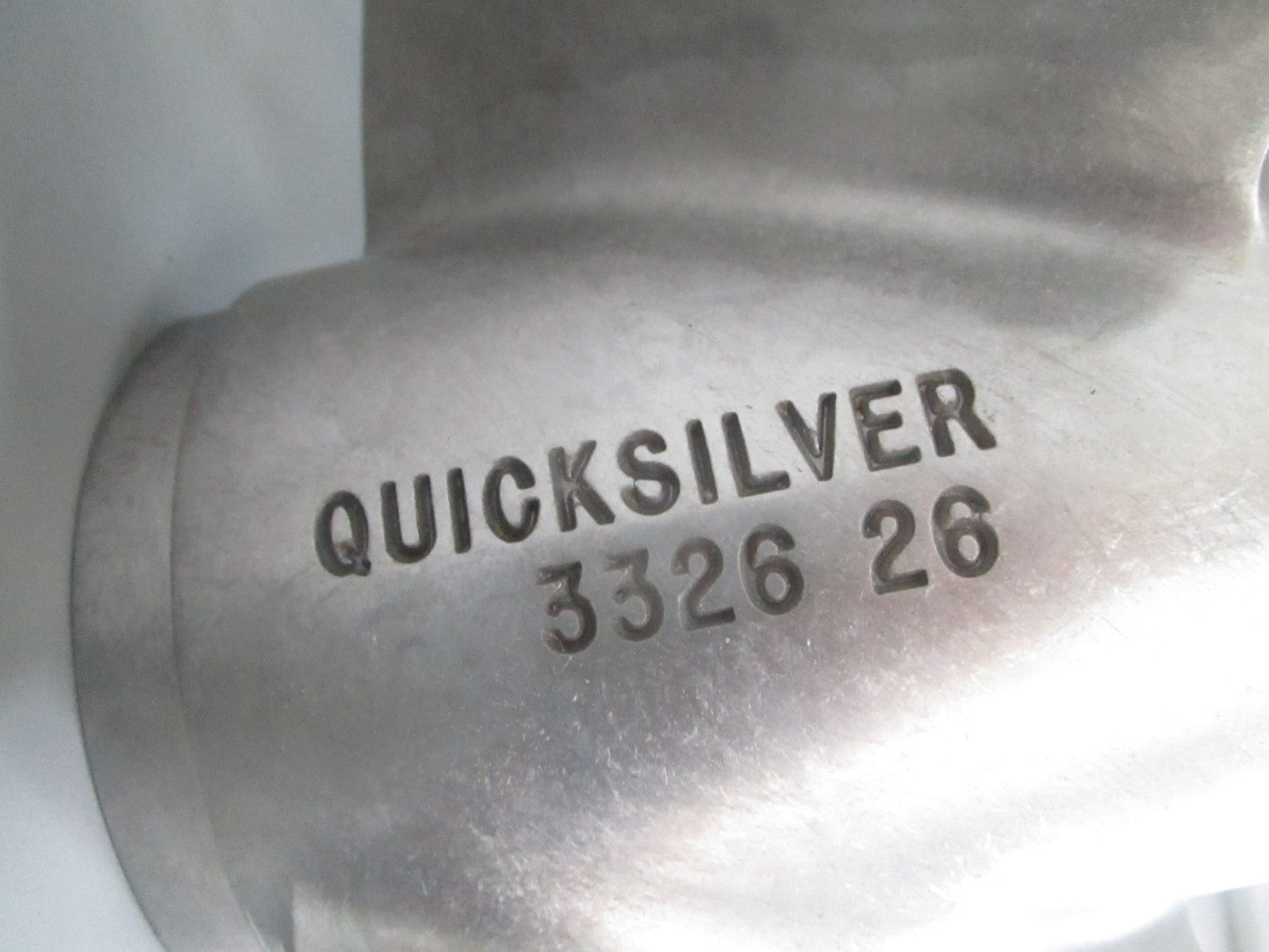 NEW OEM QS3326S Mercury Bravo 14×26 Stainless Steel Propeller 0820