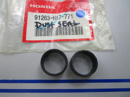 NEW OEM (LOT OF 2) 91263-HA7-771 Honda Dust Seal 0810