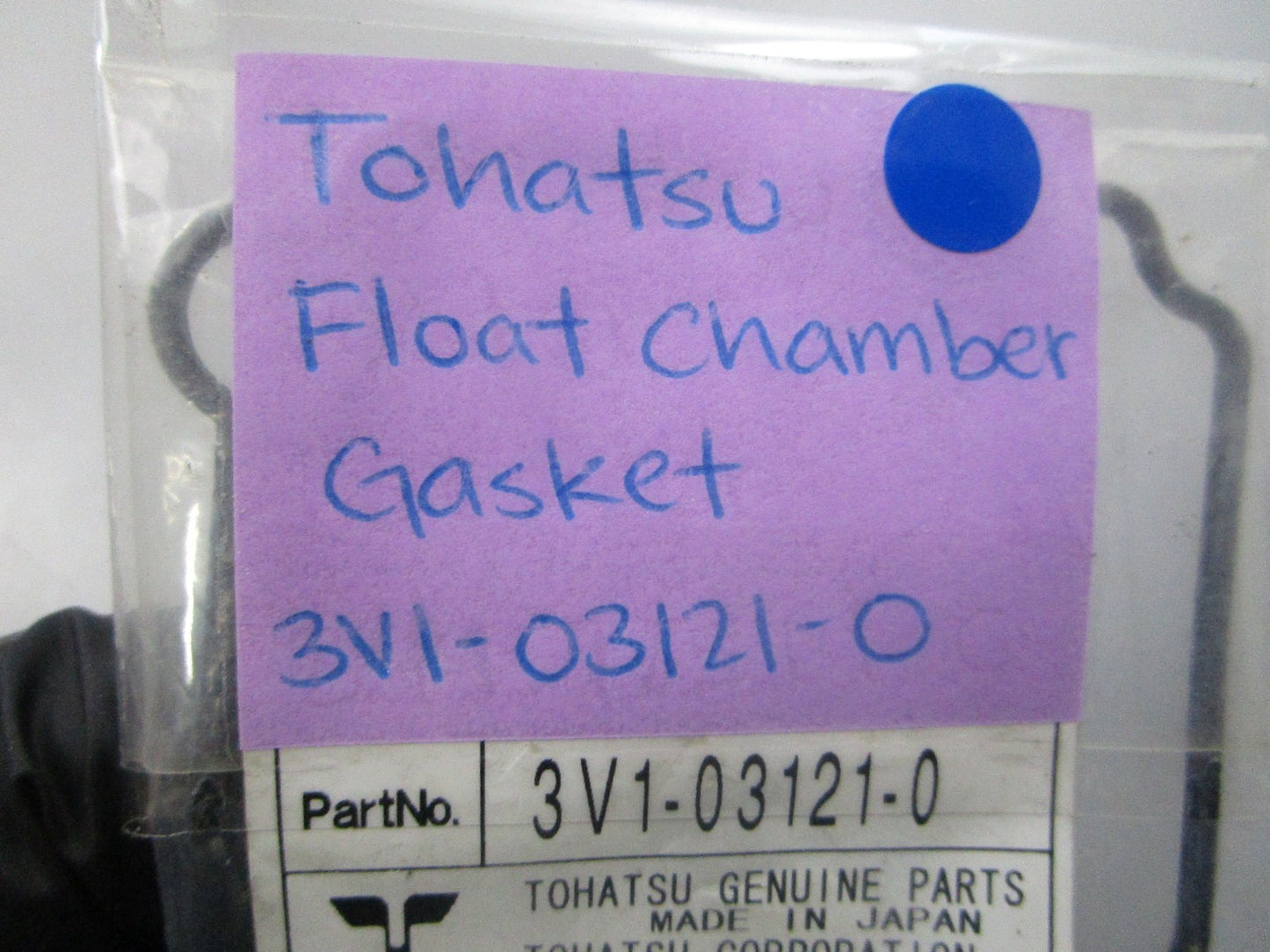 NEW OEM 3V1-03121-0 3V1031210 Tohatsu Float Chamber Gasket 0810