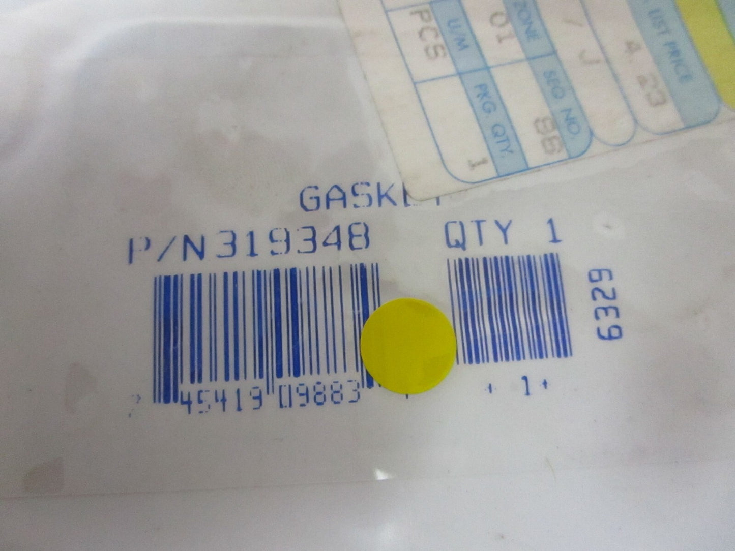 *NEW OEM* 0810 OMC Johnson Evinrude Gasket 319348 0319348