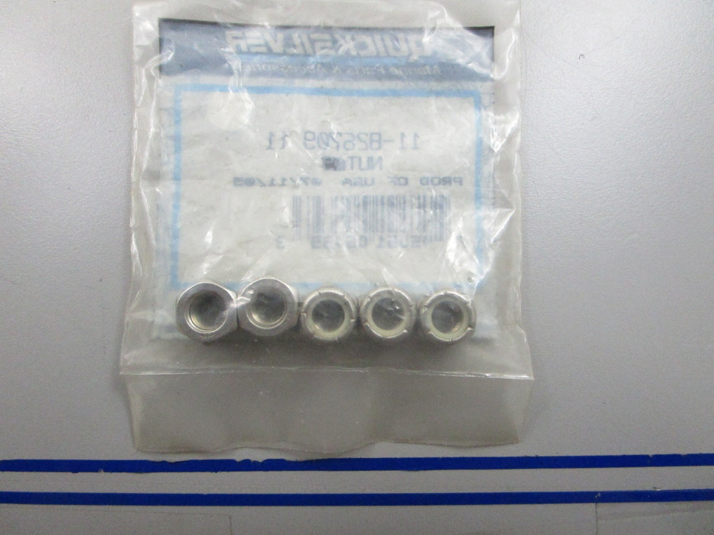 *NEW OEM* (LOT OF 5) 0810 Mercury Quicksilver Nut 11-826709 11