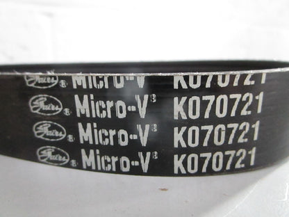 NEW K070721 Gates Micro-V Serpentine Belt 0820