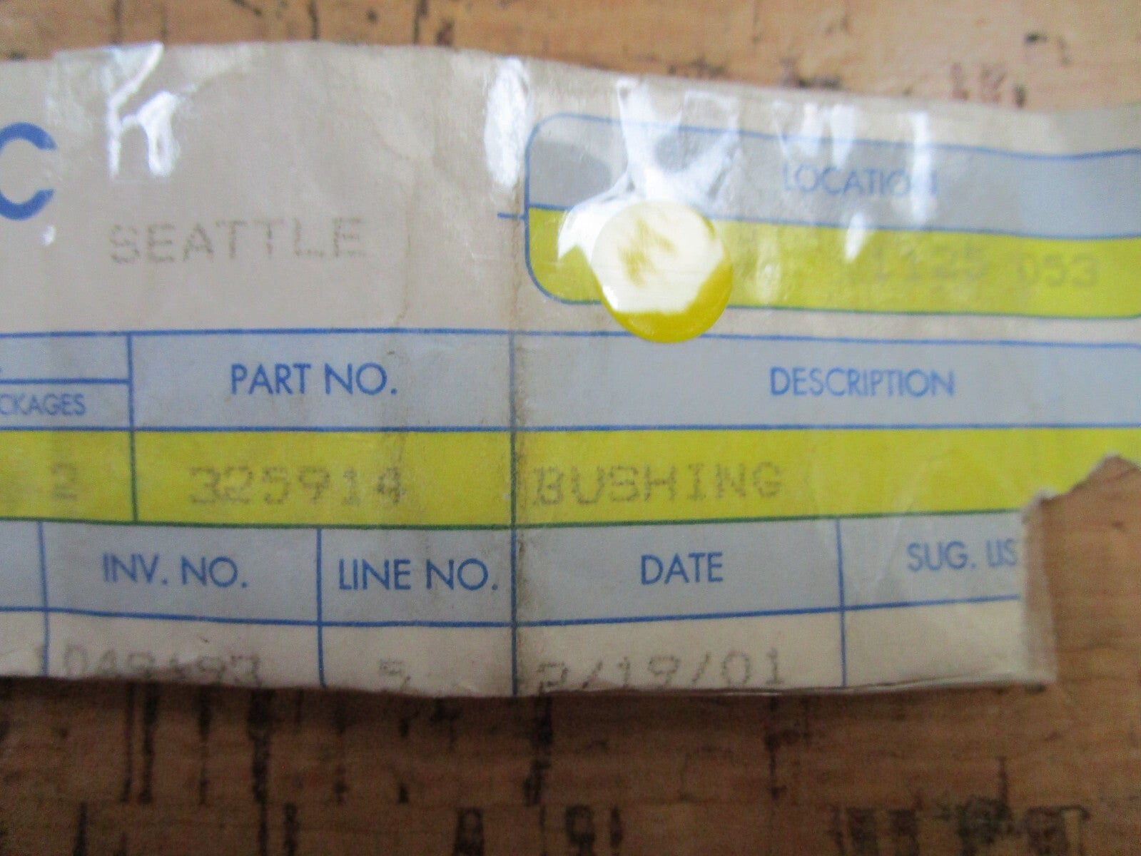 *NEW OEM* 0750 OMC Johnson Evinrude BUSHING 325914 0325914