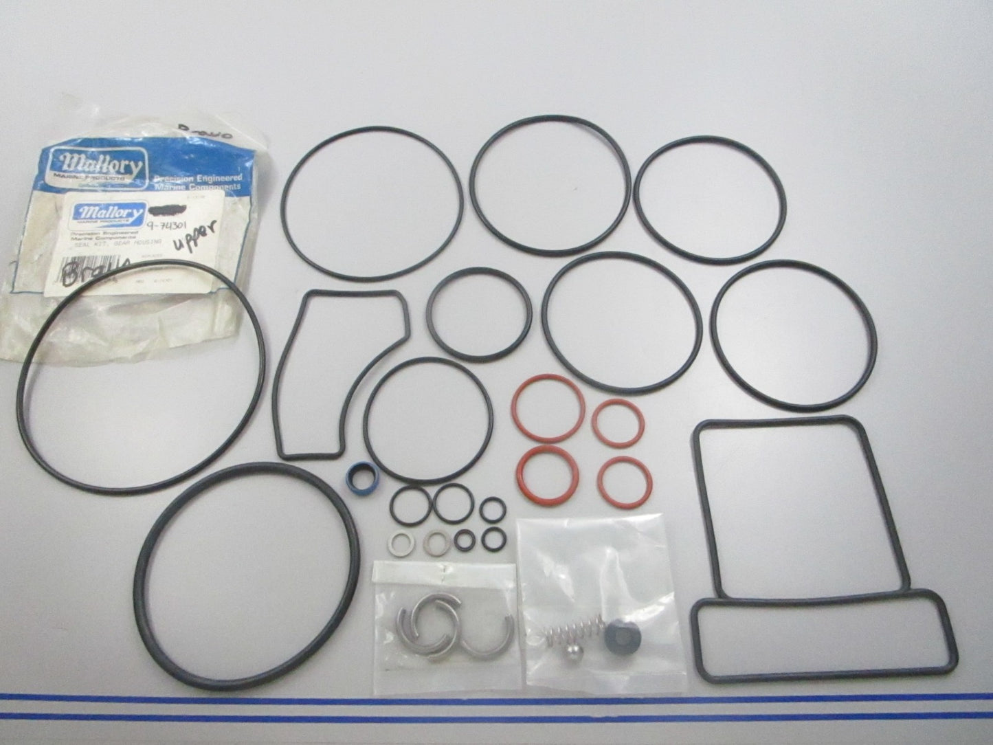 NEW 9-74301 Rep: Mercruiser 26-76709A2 Mallory Bravo Gear Housing Seal Kit 0810