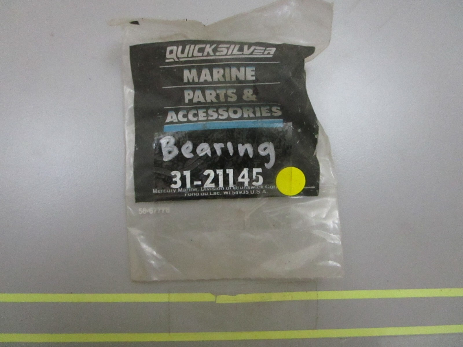 *NEW OEM* 0810 Mercury Quicksilver Bearing 31-21145