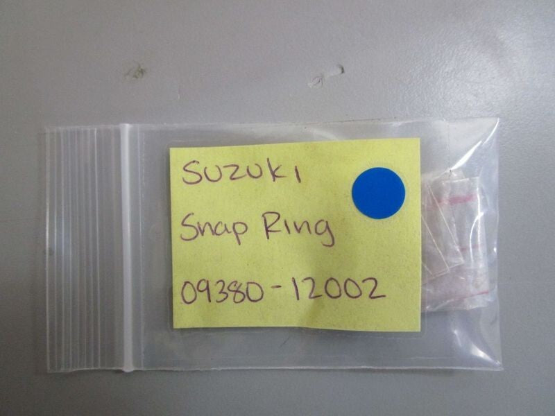 *NEW OEM* (LOT OF 2) 0770 Suzuki Snap Ring 09380-12002