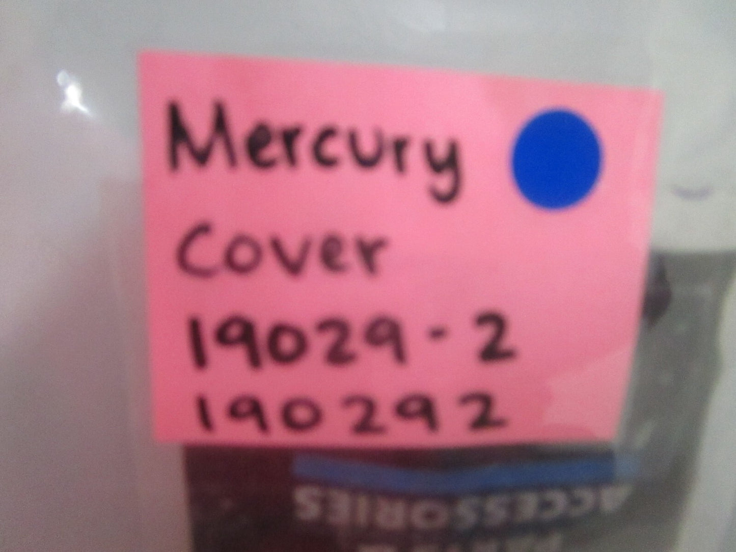 *NEW OEM* 0780 Mercury Quicksilver Cover 19029-2 190292