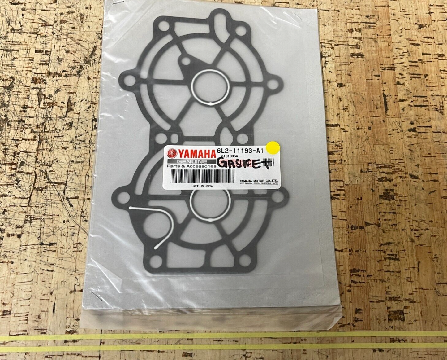*NEW OEM* 0810 Yamaha Gasket 6L2-11193-A1