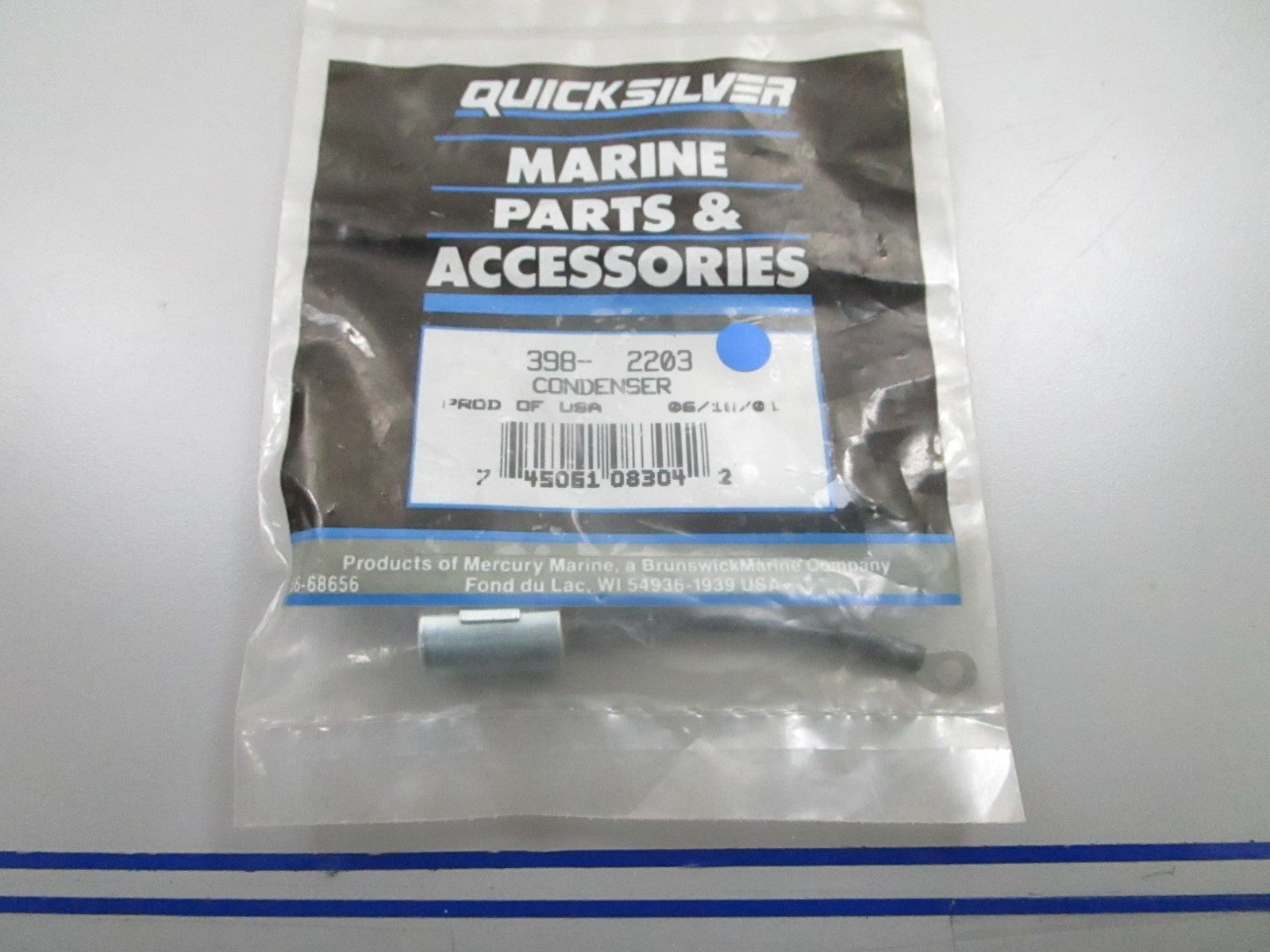 *NEW OEM* 0810 Mercury Quicksilver Condenser 398-2203