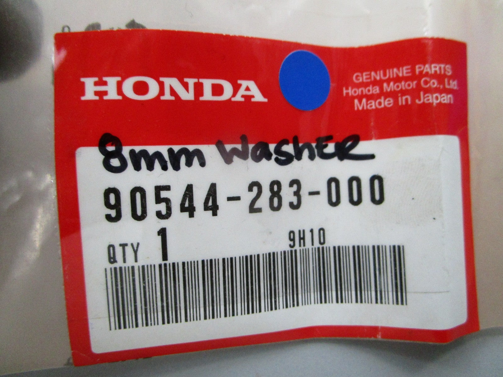 NEW OEM 90544-283-000 Honda 8mm Washer 0810