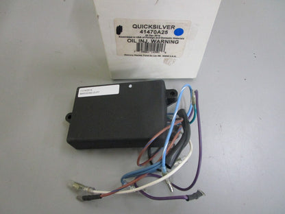 *NEW OEM* 0820 Mercury Quicksilver Oil Injection Warning 41470A25