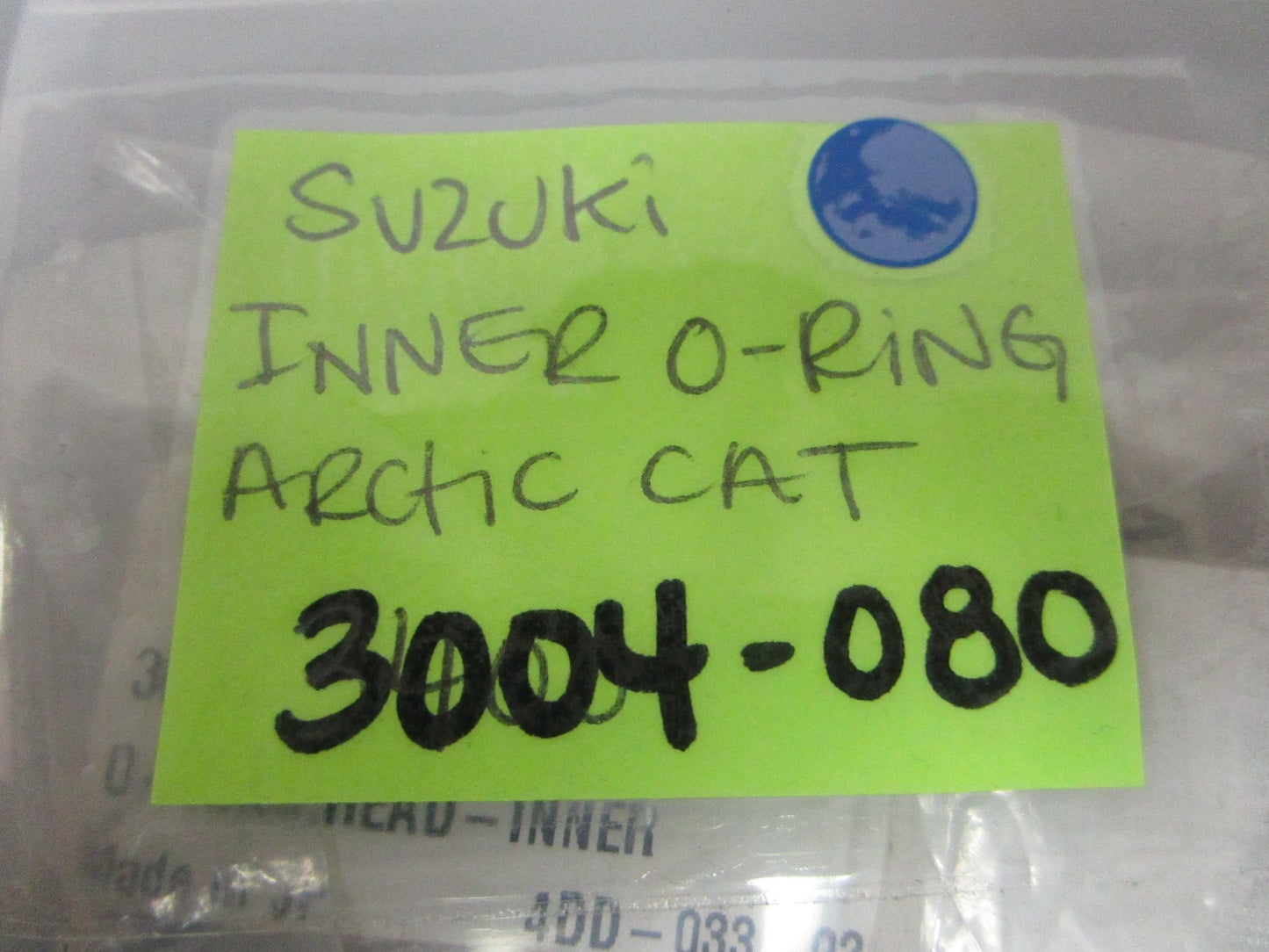 *NEW OEM* 0720 Suzuki Arctic Cat Inner O-Ring 3004-080