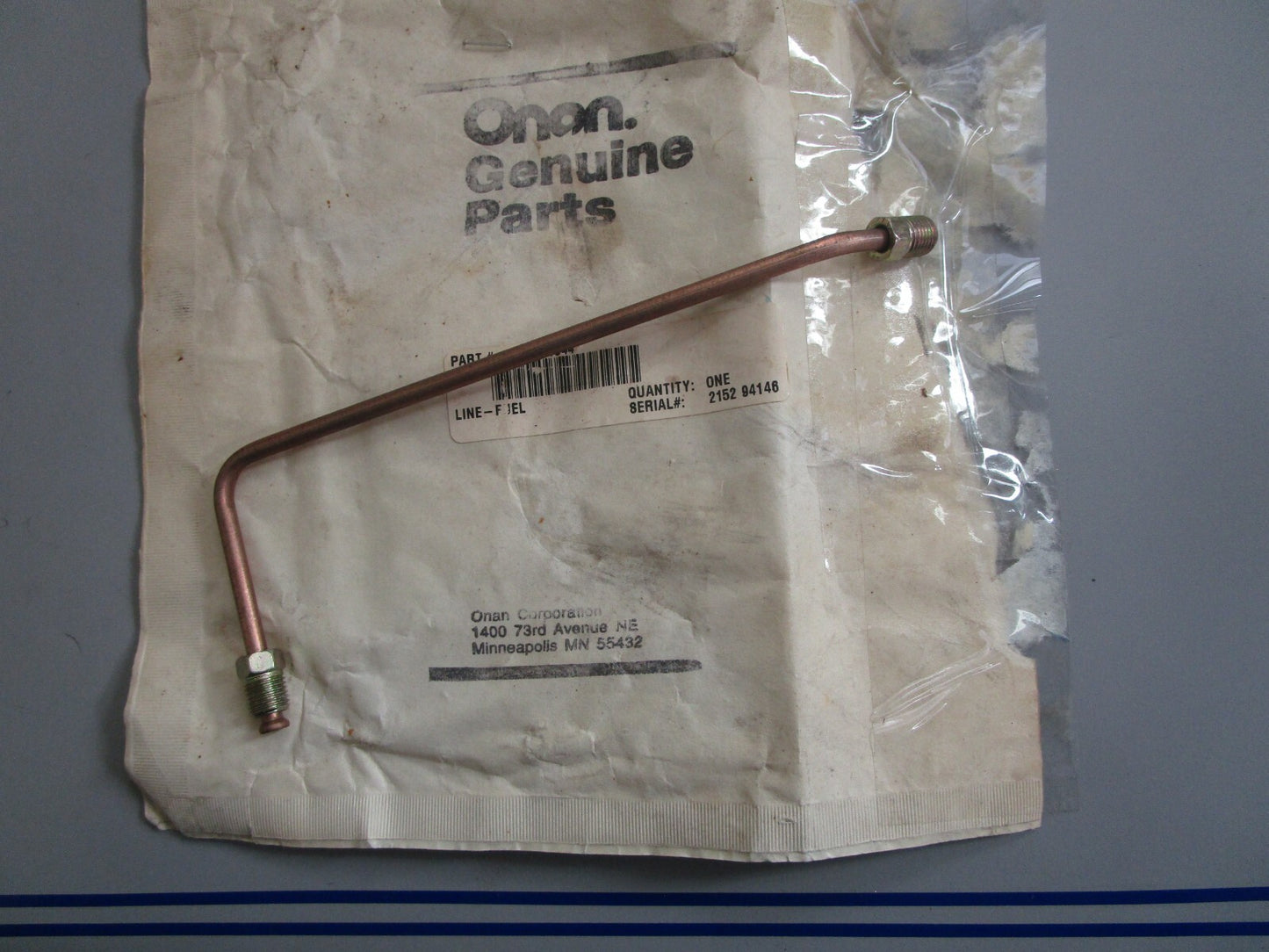 *NEW* 0820 Onan Fuel Line 149-1944
