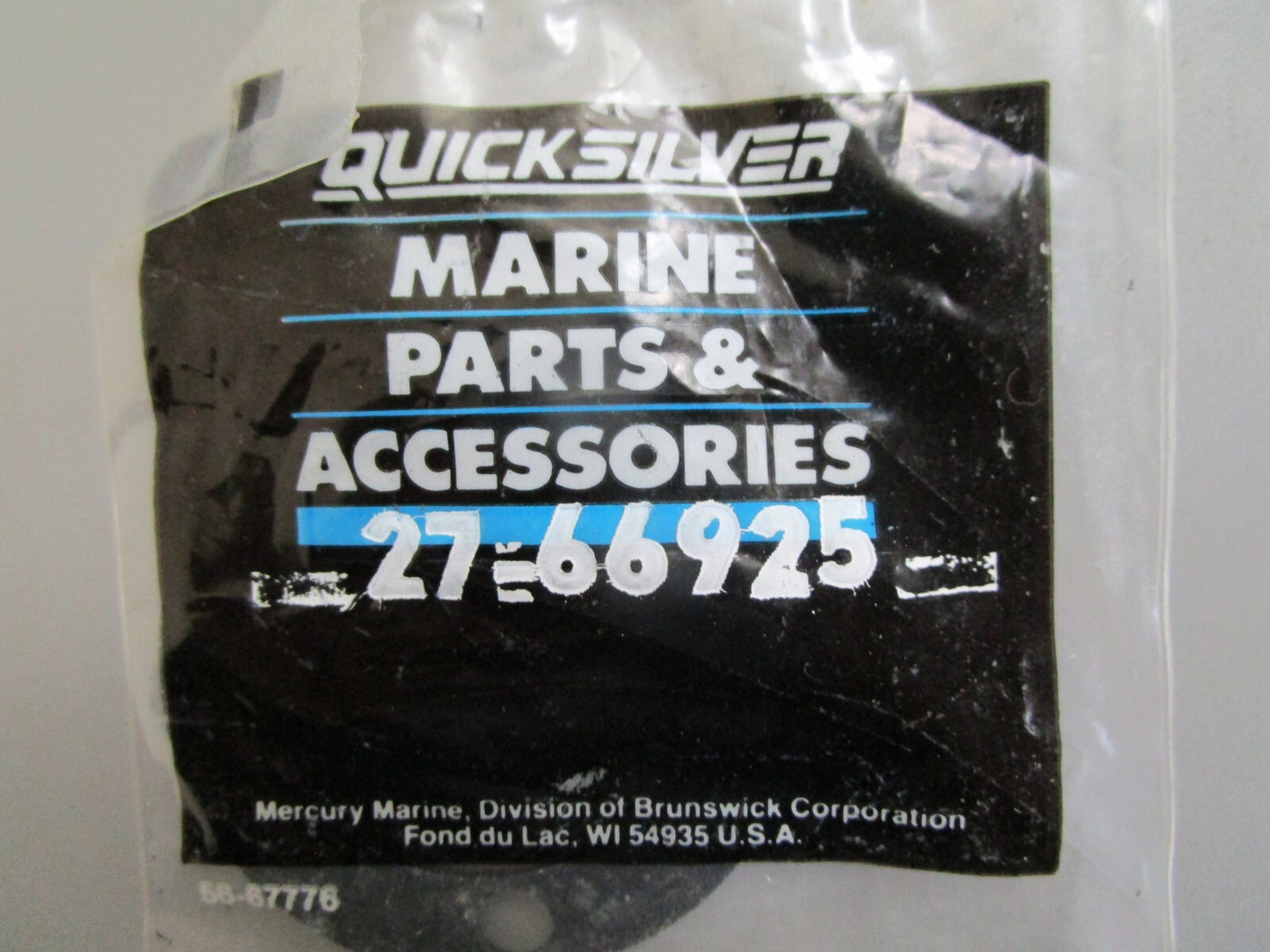 *NEW OEM* 0810 Mercury Quicksilver Gasket 27-66925