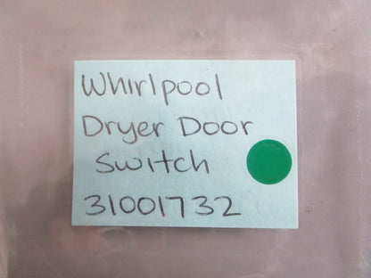 NEW OEM 31001732 Whirlpool FSP Dryer Door Switch 0820