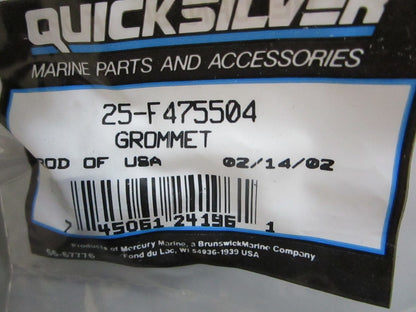 *NEW OEM* 0810 Mercury Quicksilver Grommet 25-F475504