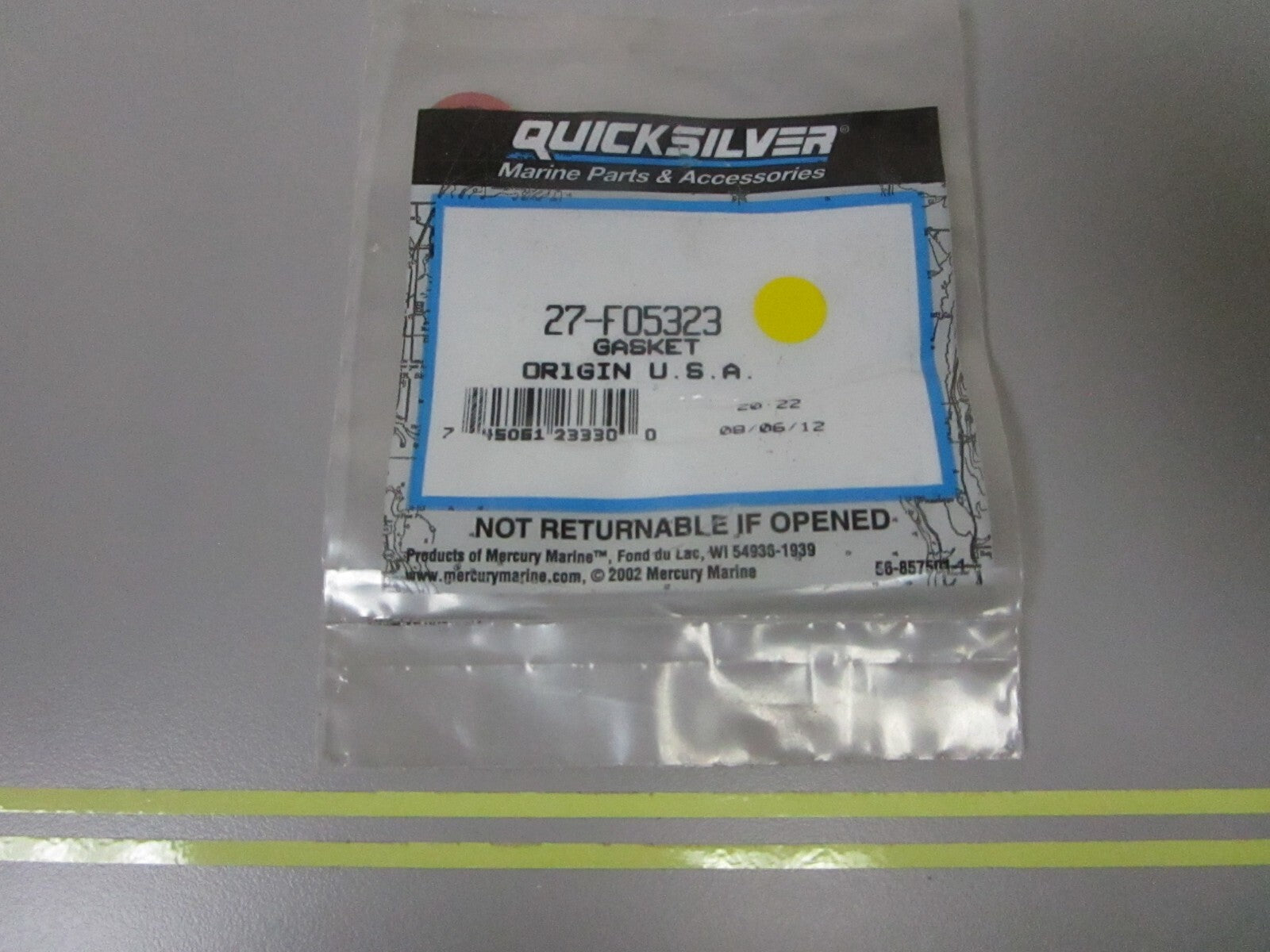 *NEW OEM* (LOT OF 2) 0810 Mercury Quicksilver Gasket 27-F05323