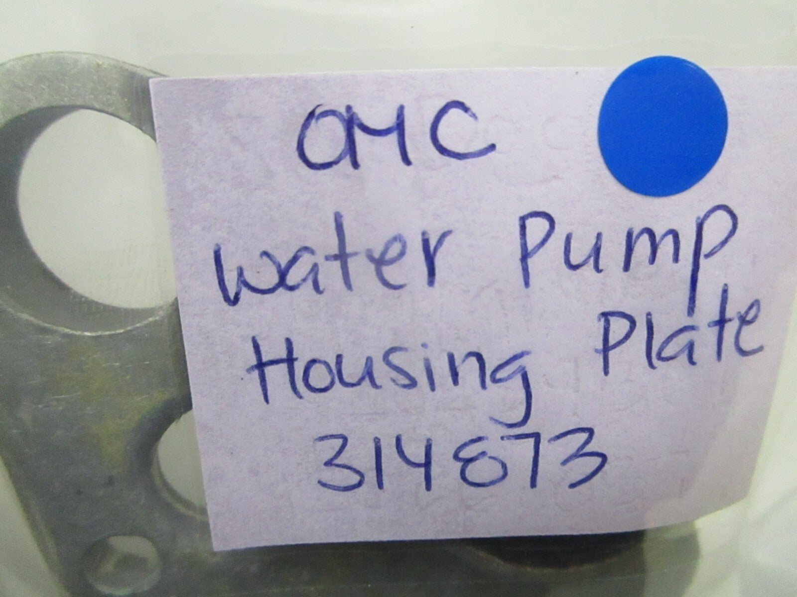 *NEW OEM* 0810 OMC Johnson Evinrude Water Pump Housing Plate 314873 0314873