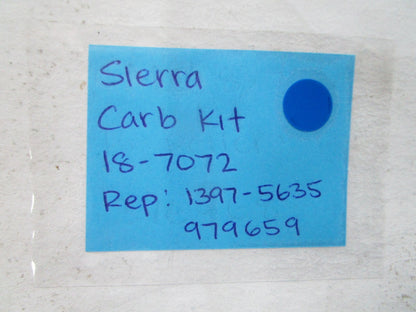 NEW Sierra Carburetor Kit 18-7072 Replaces: 1397-5635 979659 0810