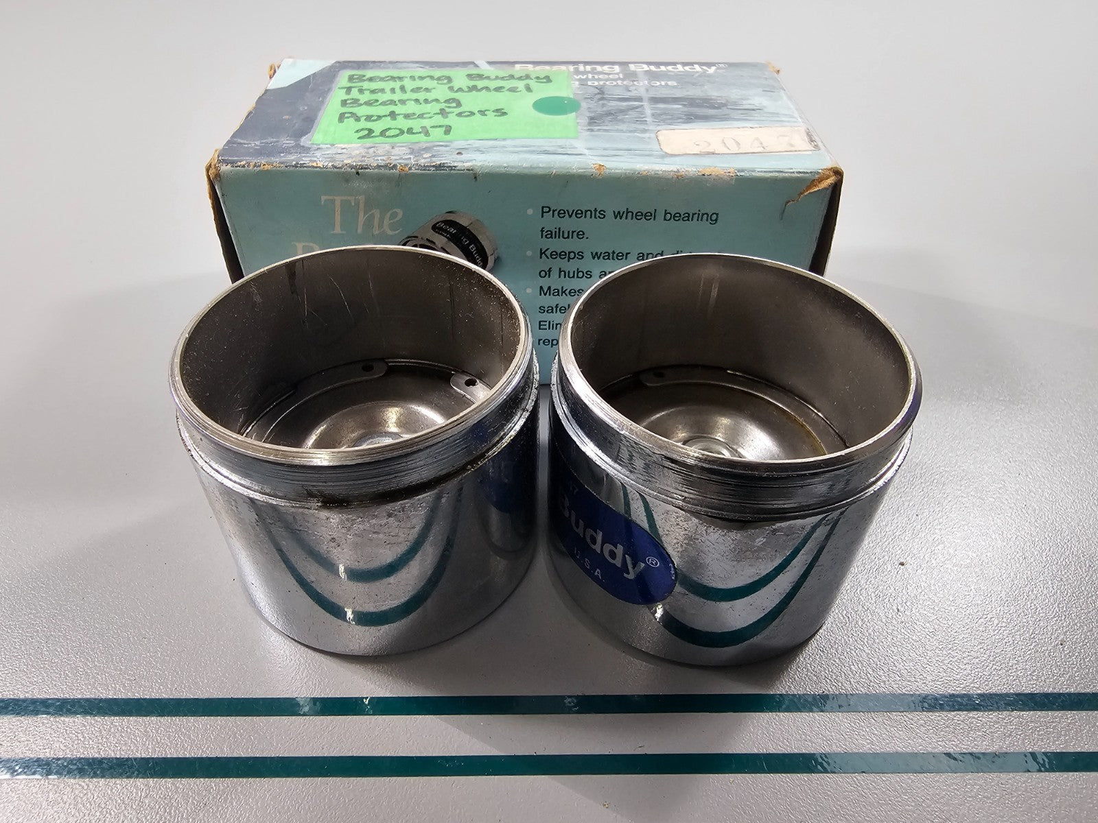 NEW 2047 Bearing Buddy Trailer Wheel Bearing Protectors 0810