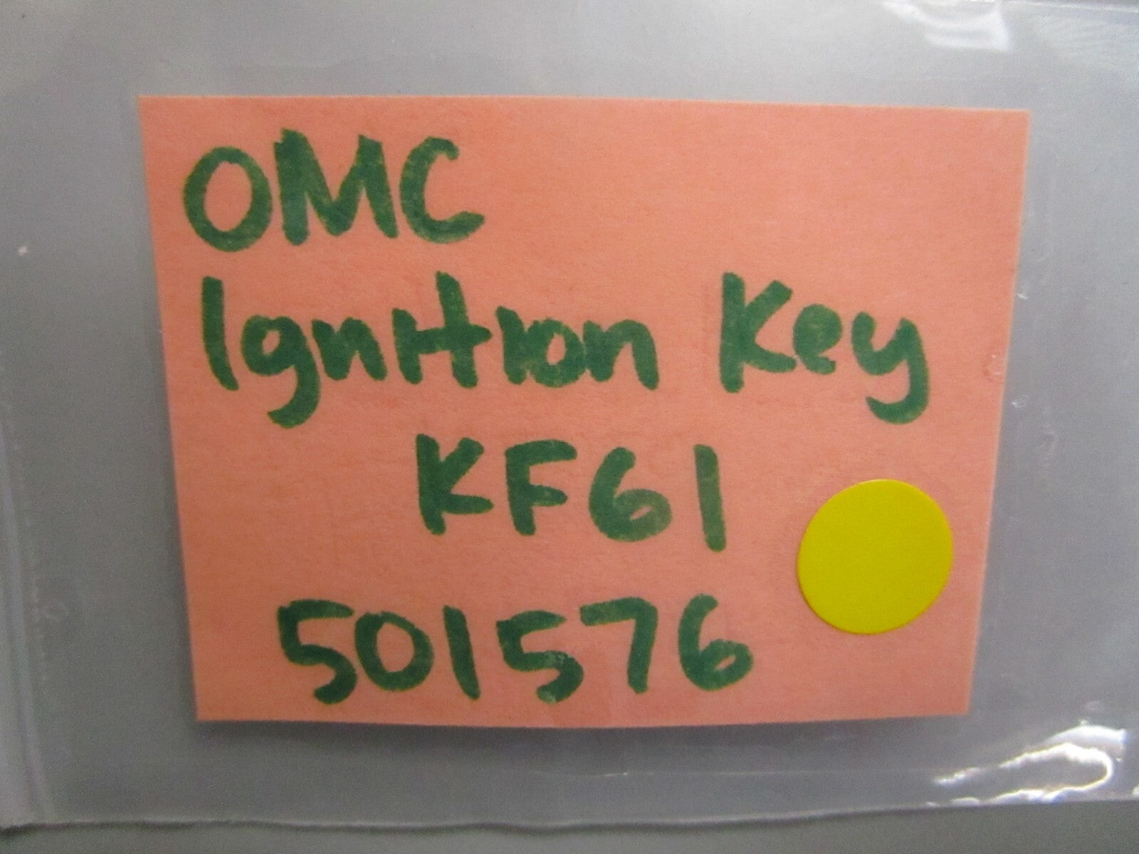 *NEW OEM* 0810 OMC Johnson Evinrude Ignition Key KF61 501576 0501576