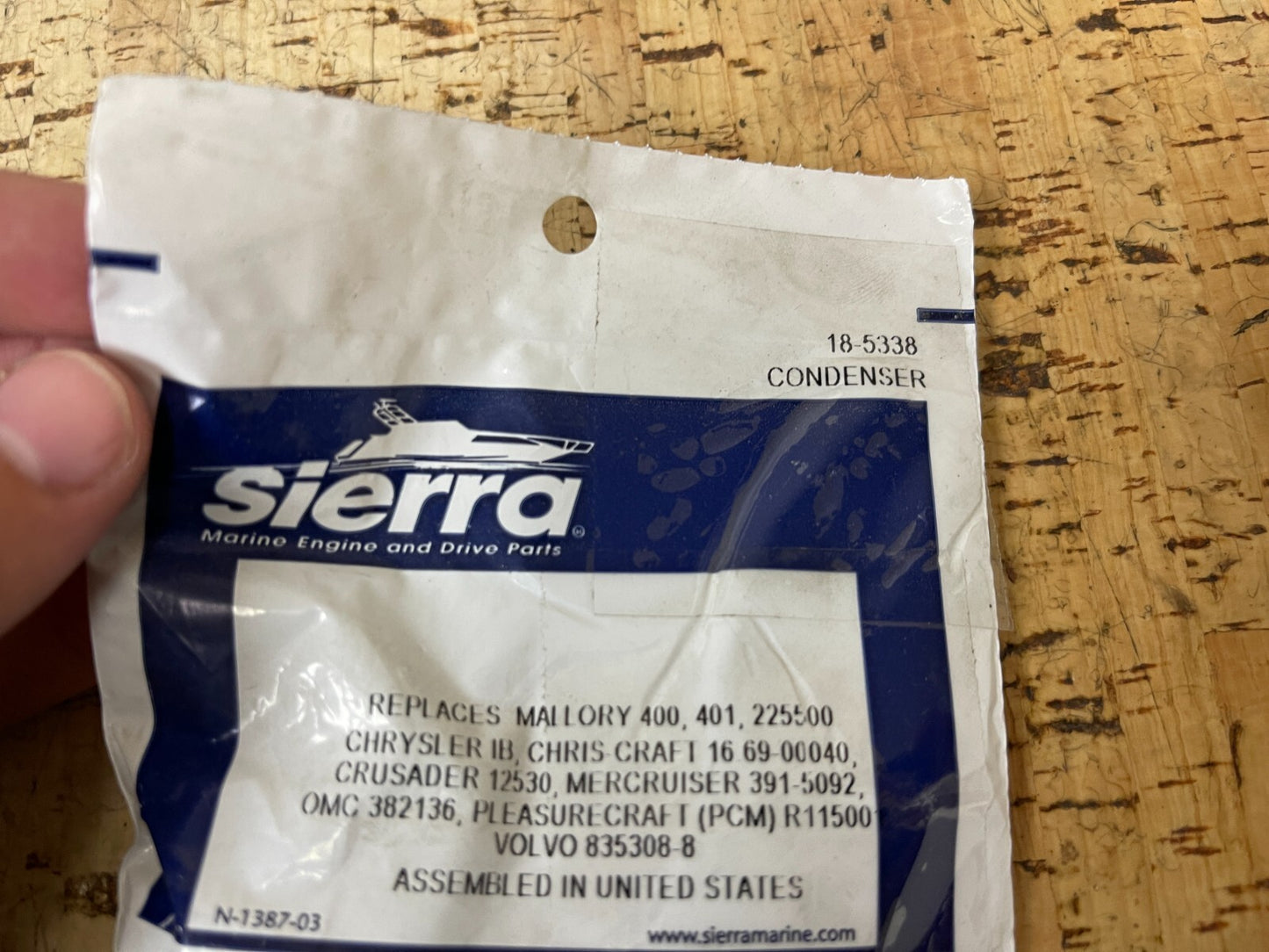 *NEW* 0810 Sierra Condenser 18-5338 Replaces:  OMC 382136 Mercruiser 391-5092