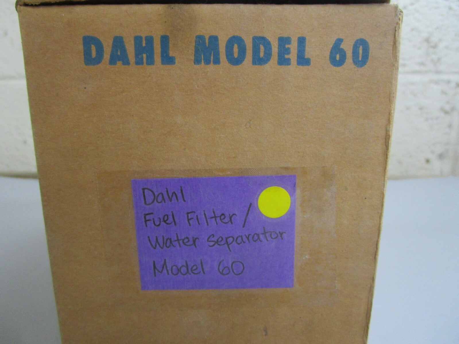 *NEW* 0820 Dahl Fuel Filter/Water Separator Model 60