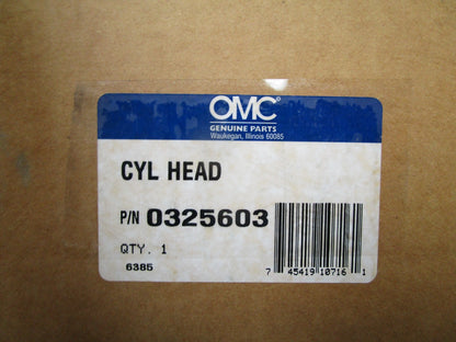 *NEW OEM* 0720 OMC Johnson Evinrude 35 - 60 hp 80' - 92' Cylinder Head 325603