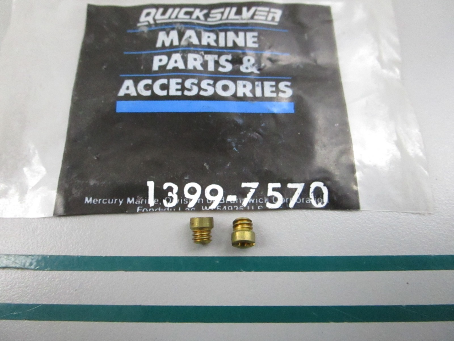 NEW OEM (LOT OF 2) 1399-7570 Mercury Quicksilver .040 Main Jet 0810