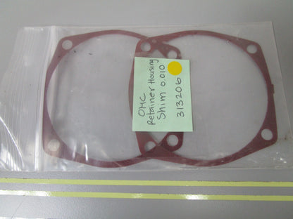 *NEW OEM* (LOT OF 2) 0810 OMC Johnson Evinrude Housing Shim 0.010 313206 0313206