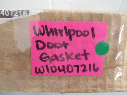 Whirlpool NEW OEM Refrigerator Freezer Door Gasket Gray W10407216 NOS 34.45 0820