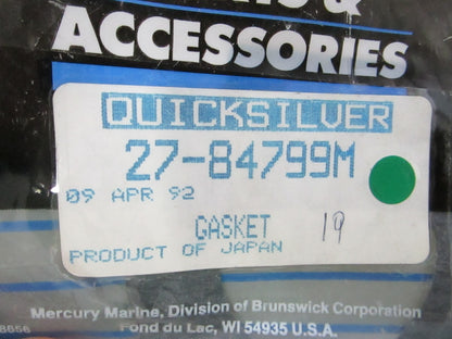 NEW OEM 27-84799M Mercury Quicksilver Gasket 0810