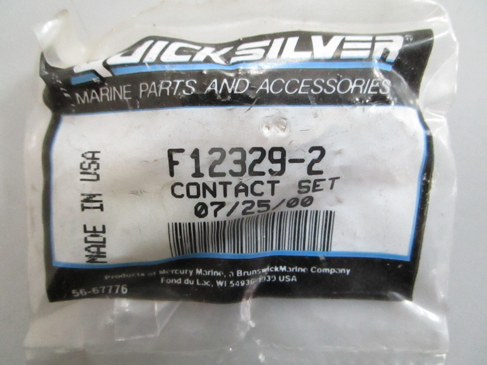 *NEW OEM* 0820 Mercury Quicksilver Contact Set F12329-2