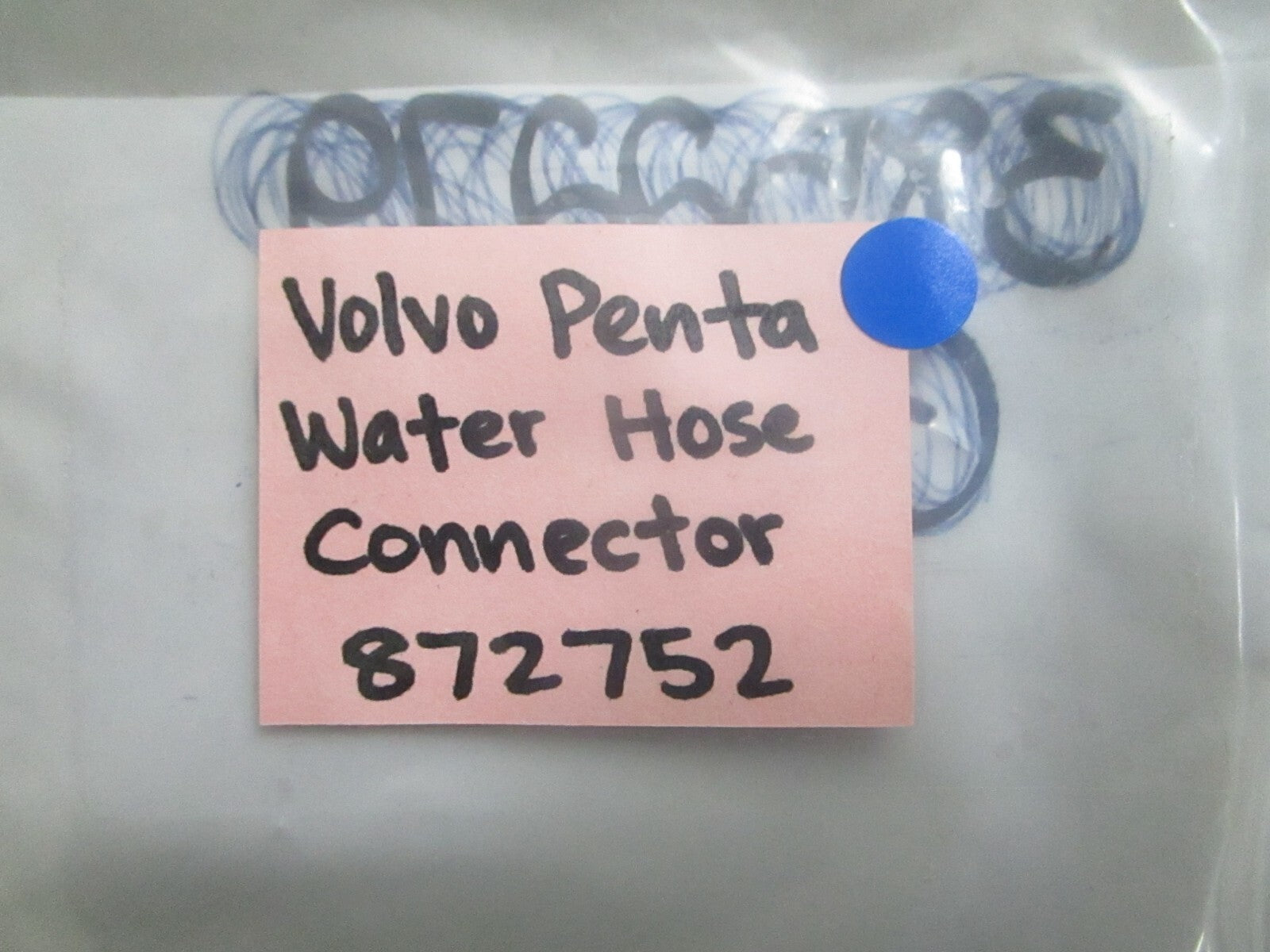 *NEW OEM* 0820 Volvo Penta Water Hose Connector 872752
