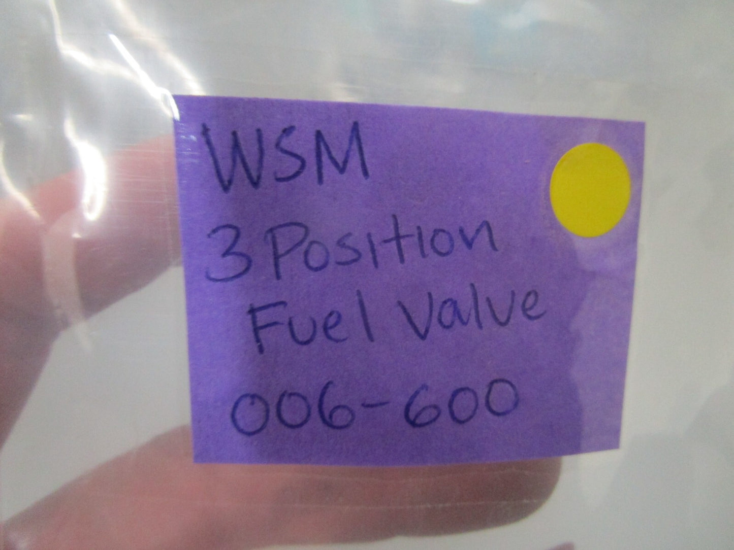 *NEW* 0810 WSM 3 Position Fuel Valve 006-600