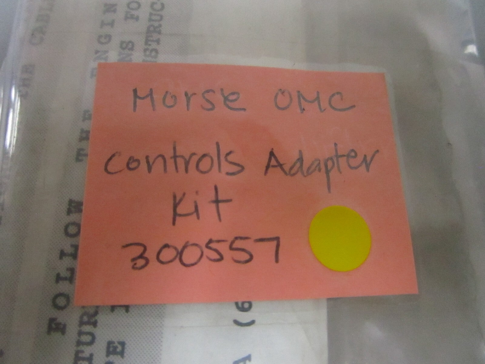 *NEW OEM* 0810 Morse OMC Controls Adapter Kit 300557