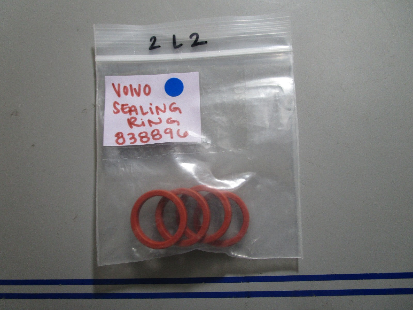 *NEW OEM* (LOT OF 2) 0810 Volvo Penta Sealing Ring 838896