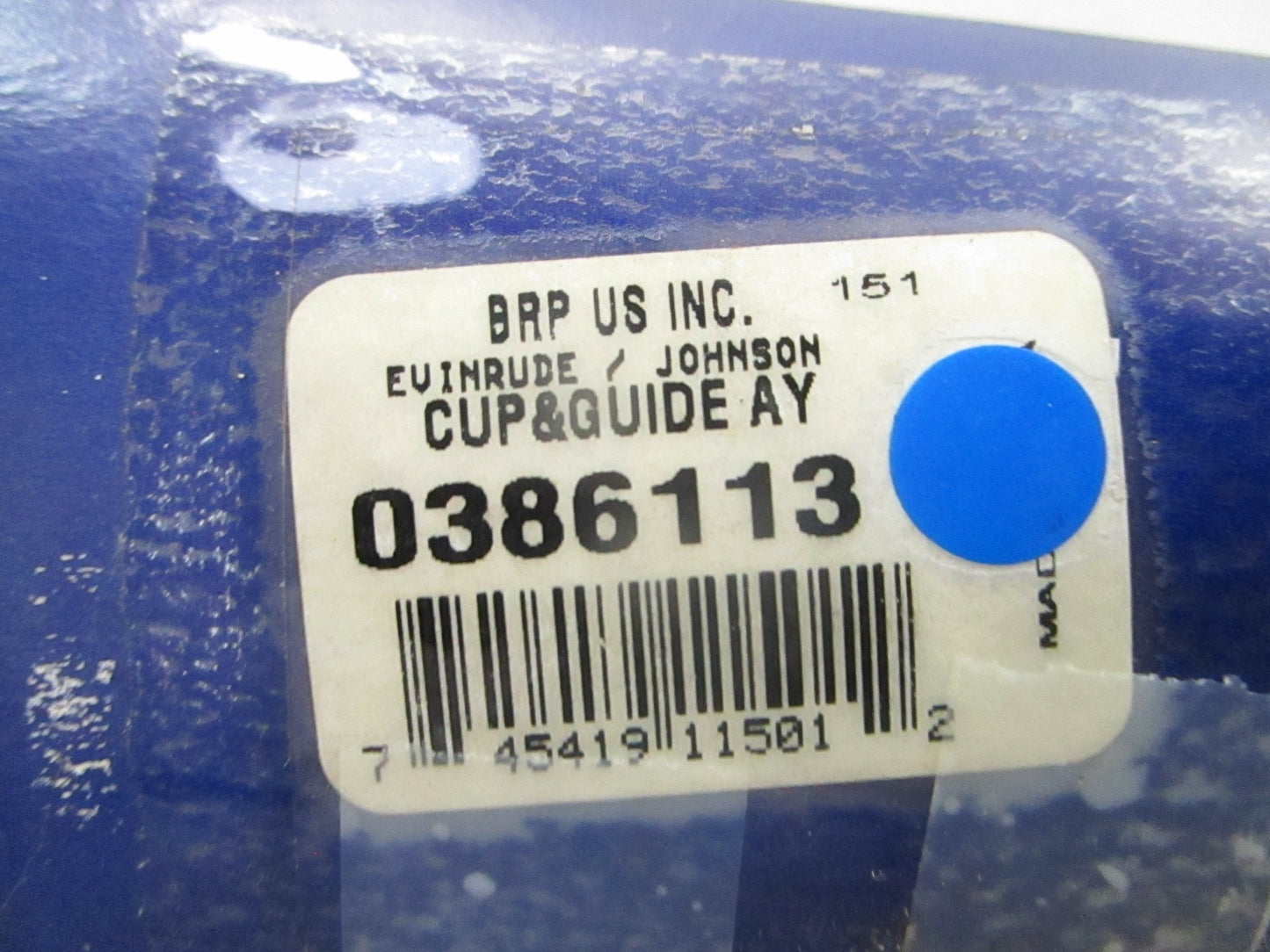 *NEW OEM* 0840 OMC Johnson Evinrude Cup & Guide Ay 0386113 386113