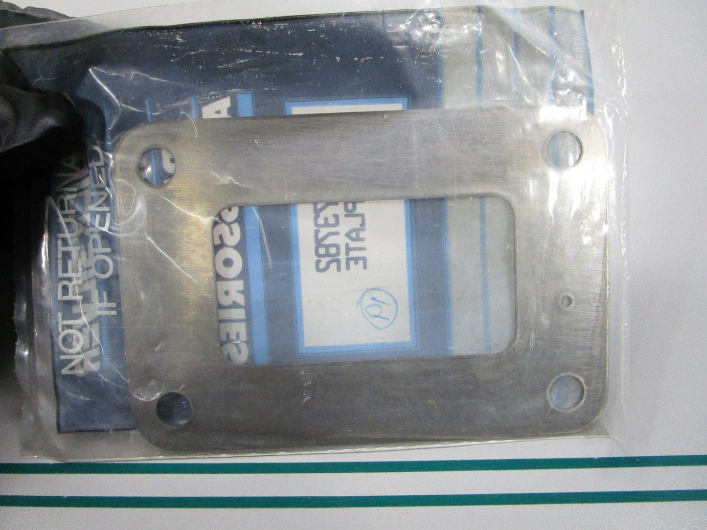 NEW OEM 73782 Mercury Quicksilver Exhaust Plate 0810