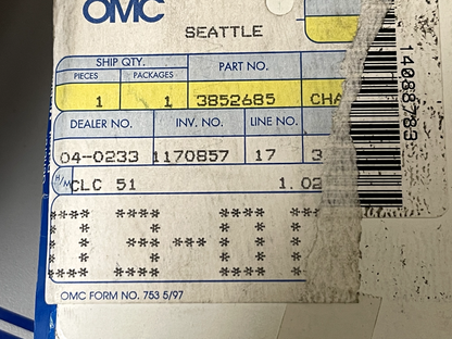 *NEW OEM* 0670 OMC Johnson Evinrude Timing Chain 3852685 03852685