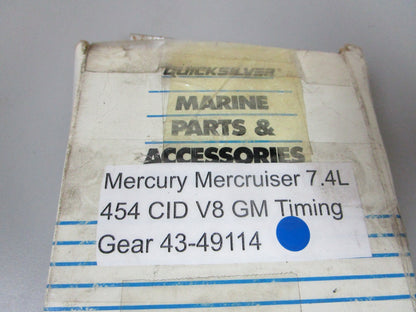 *NEW OEM* 0720 Mercury Mercruiser 7.4L 454 CID V8 GM Timing Gear 43-49114