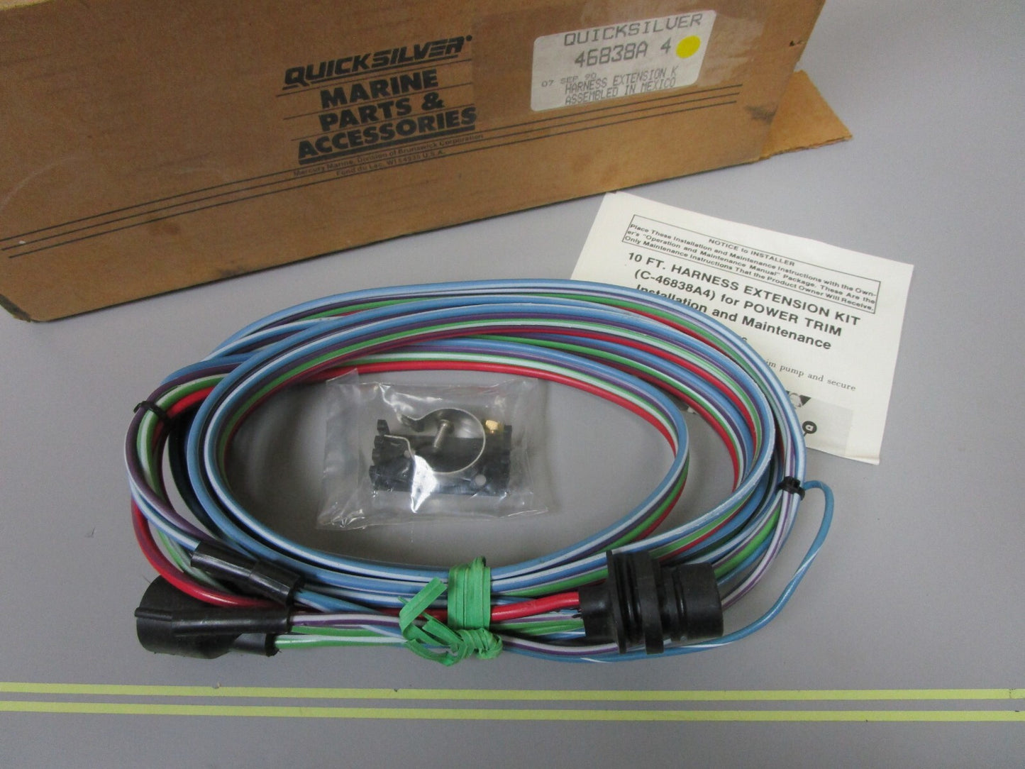 *NEW OEM* 0810 Mercury Quicksilver Harness Extension 46838A4