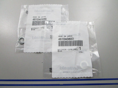 *NEW OEM* (LOT OF 2) 0810 Kawasaki 8mm Spring Washer 461DA0800