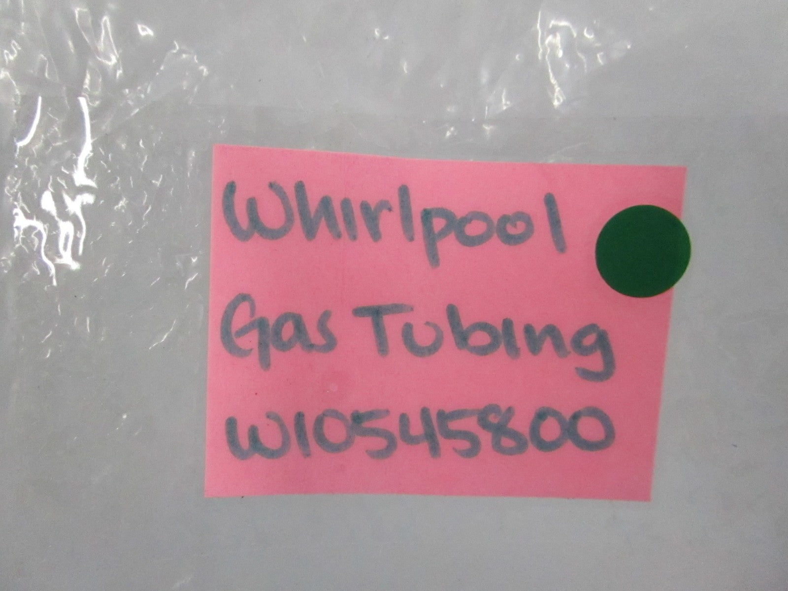 NEW OEM W10545800 Whirlpool Gas Tubing 0810
