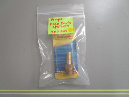*NEW* 0810 Tempo Hose Barb 3/8" NPT 200180