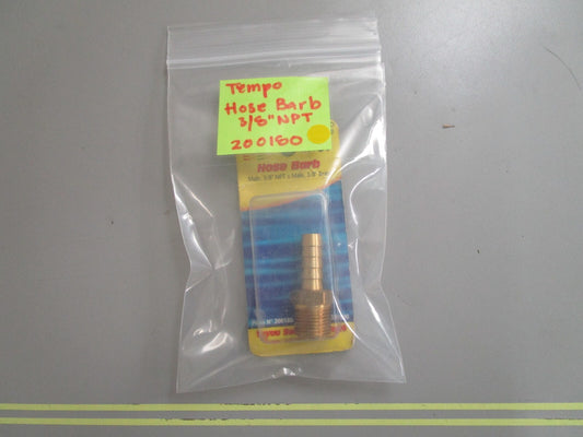 *NEW* 0810 Tempo Hose Barb 3/8" NPT 200180
