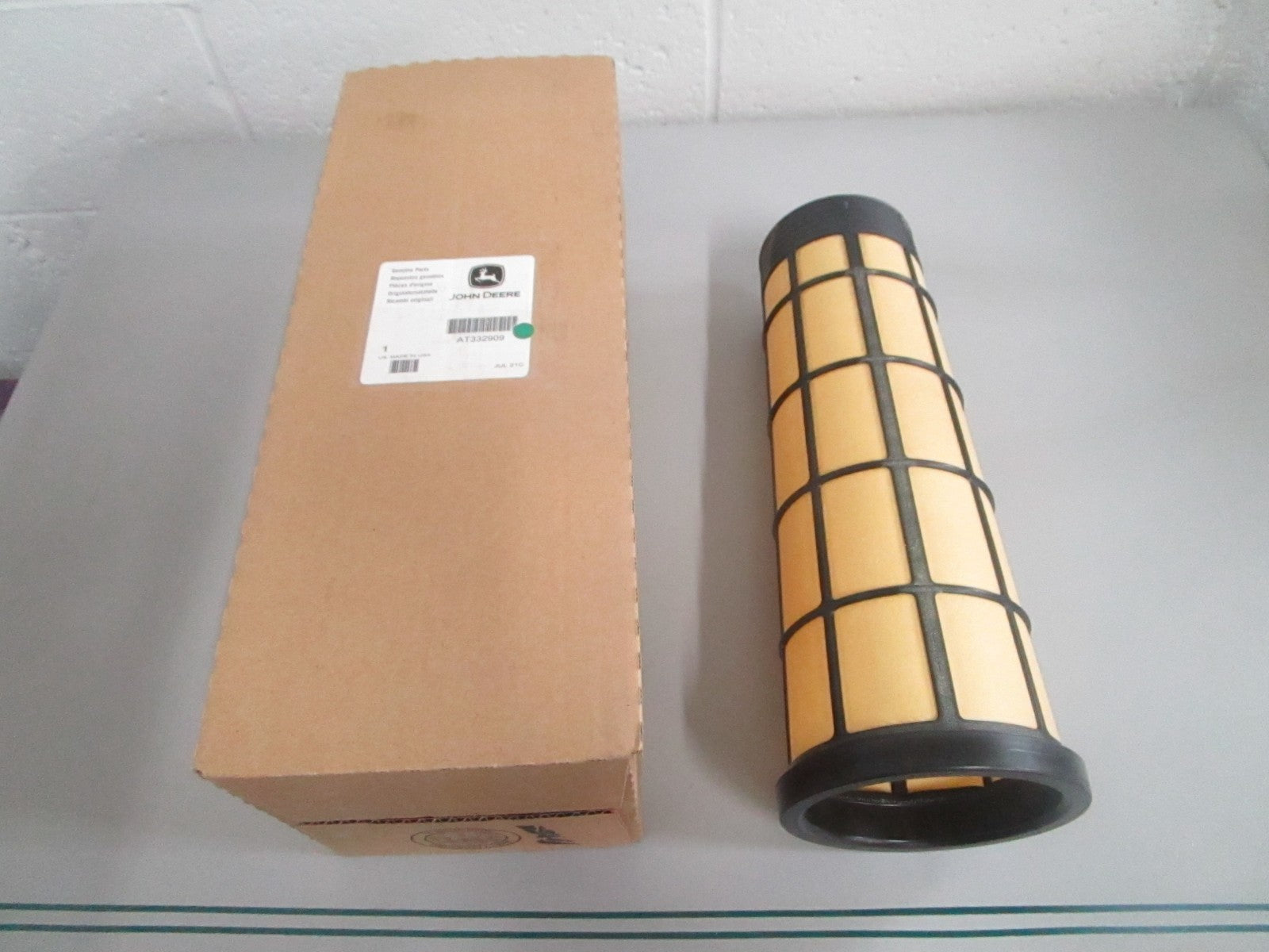 John Deere AT332909 Secondary Safety Air Filter Element NEW OEM 0820